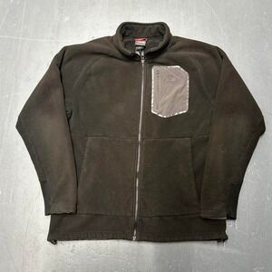 Men's The North face full zip fleece tech jacket Size XL